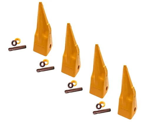 Miniatura 9 de Dientes de roca afilados individuales del cubo del excavador con alfileres, 1U3352TL, se adapta a adaptadores de la serie J350 (9)