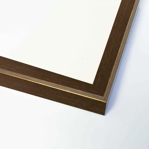 Marco de fotos de madera maciza dorada de 5 x 5 pulgadas de ancho de 0.75 pulgadas | Profundidad del marco interior de 0.75 pulgadas | Marco de