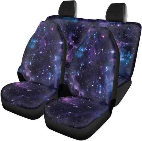 Miniatura 42 de Howilath 250 USA Anniversary - Juego de 4 fundas de asiento de automóvil de ajuste universal para asientos delanteros y traseros para uso en todas