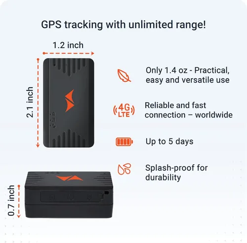 Miniatura 6 de PAJ GPS - People Finder 4G - Mini rastreador GPS para niños y personas mayores - Hasta 5 días de duración de la batería - Pequeño dispositivo