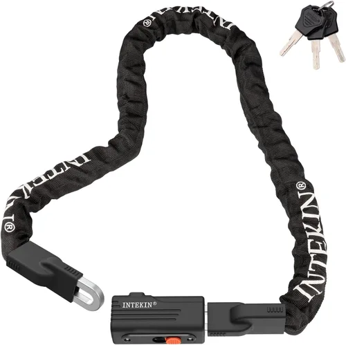 Miniatura 12 de Cerradura de Cadena de Bicicleta de 3 pies/4 pies/5 pies de Alta Resistencia, Cerradura de Cadena de Bicicleta Antirrobo de 8 mm/10 mm de Grosor