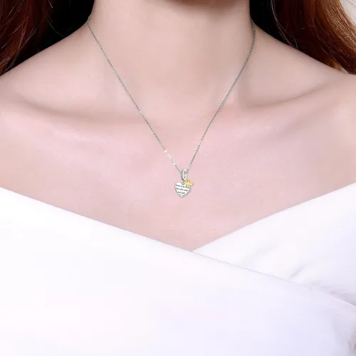 Miniatura 4 de Dije de cumpleaños de moda con forma de corazón, colgante de plata de ley 925, compatible con pulseras y collar, dije de joyería, regalo