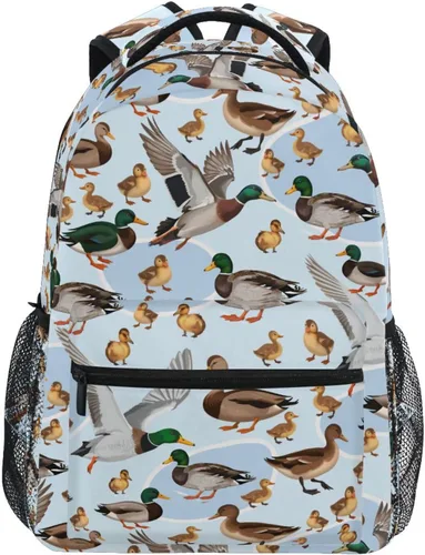 Miniatura 15 de JIPONI Mochila para mujeres y hombres, mochila escolar para estudiantes, mochila de viaje para computadora portátil, mochila Daypack-F, Navidad