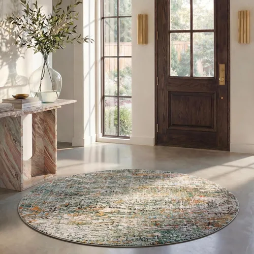 Miniatura 19 de SAFAVIEH Colección Madison - Alfombra de acento 2'2" x 4', negro y dorado, diseño abstracto moderno, no desprende pelusa y fácil cuidado, ideal
