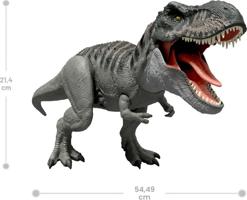 Miniatura 7 de Mattel JCH02 Jurassic World Rebirth Power Devour Tyrannosaurus Rex Figura de dinosaurio