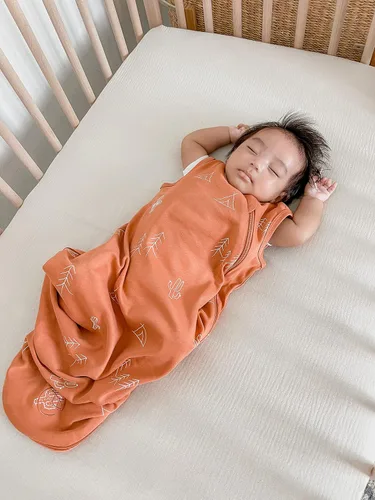 Miniatura 5 de Ecolino - Saco de dormir de algodón orgánico para bebé - Manta portátil para bebé con cremallera de 2 vías - Bolsa de dormir para bebé - 6-18 meses