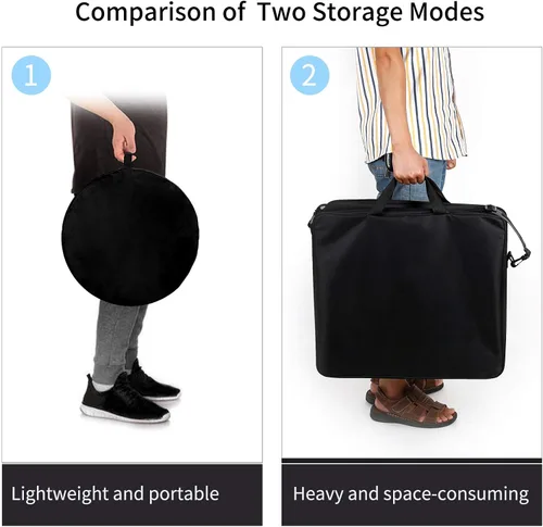 Miniatura 7 de Caja de luz de estudio fotográfico de 16 x 16 pulgadas para fotografía con luces LED, tiendas de campaña portátiles con 4 telones de fondo