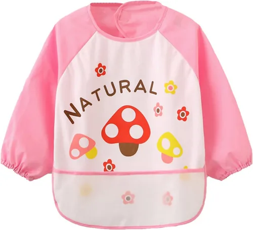 Miniatura 8 de JNINTH Baberos impermeables y lavables para comer y jugar delantal (6-36 meses)