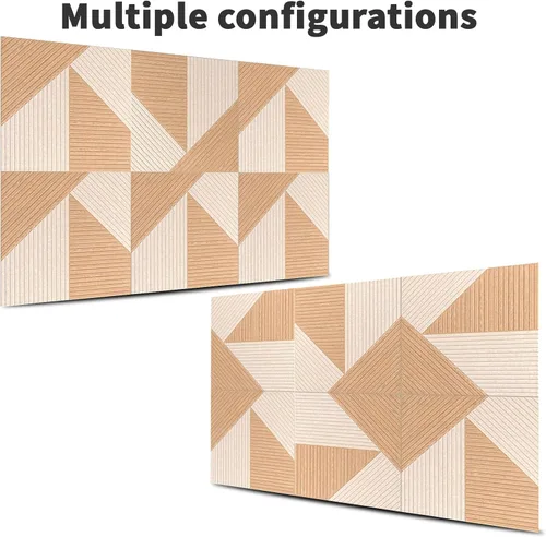 Miniatura 9 de Art3d Paquete de 6 paneles de pared acústicos autoadhesivos para decoración del hogar, paneles insonorizantes de 24 x 24 pulgadas para oficina