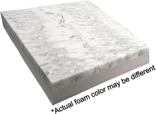 Miniatura 4 de Paquete de 2 cojines de plataforma de espuma viscoelástica para exteriores de 23 x 23 x 5 pulgadas con funda interna impermeable para muebles