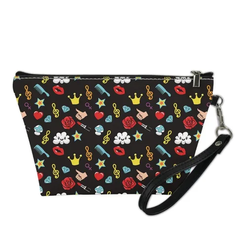 Miniatura 2 de AFPANQZ Bolsas de maquillaje de viaje personalizadas para mujeres y niñas, bolsa de almacenamiento de artículos de tocador, bolso al aire libre