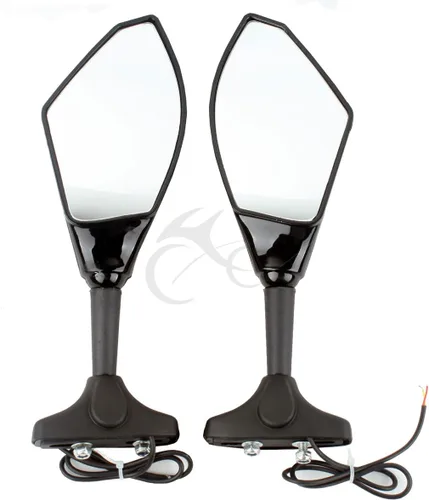 SLMOTO Retrovisores LED integrados para Suzuki Katana GSXR 600 750 1000 04-16 600RR 03-19 CBR 600 F4i 01-07