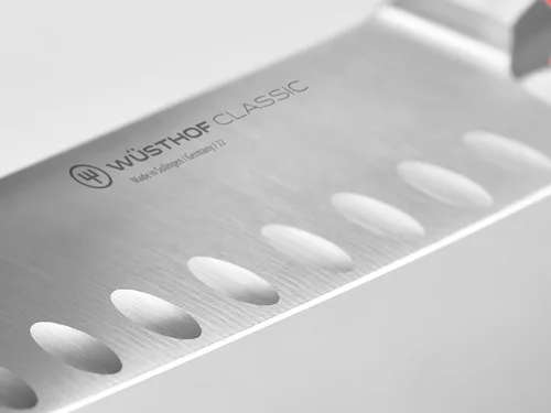 Miniatura 2 de WÜSTHOF Cuchillo Santoku clásico de melocotón coral de 7