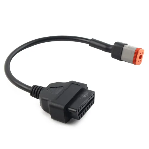 Miniatura 3 de Cable adaptador de escáner de diagnóstico de motocicleta 4Pin a OBD2 para accesorios Harley-Davidson 16Pin a 4Pin