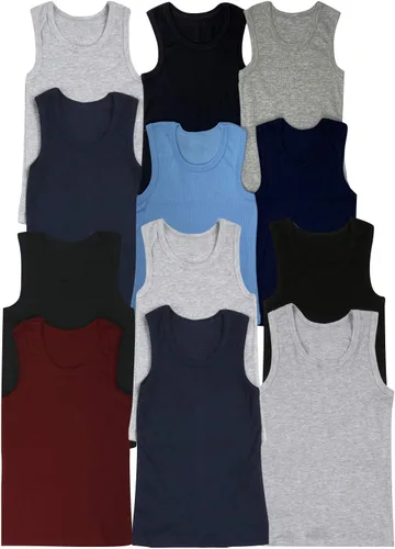 Miniatura 4 de ToBeInStyle - Paquete de 4 camisetas sin mangas para niño