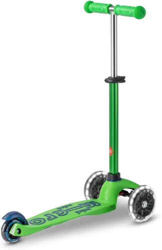 Miniatura 2 de Micro Kickboard Mini scooter LED para niños de 2 a 5 años Niños de hasta 110 libras Diseño de 3 ruedas inclinadas para dirigir Barra en T