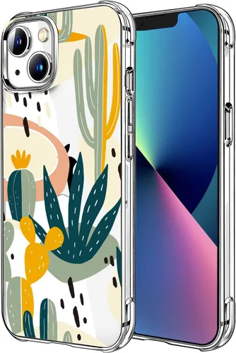 Miniatura 66 de Funda transparente de girasol compatible con iPhone SE 2022 SE 2020 7 8, funda trasera floral para niñas y mujeres, funda protectora transparente