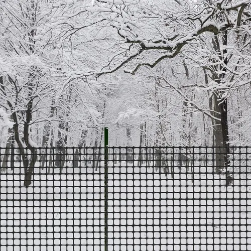 Miniatura 3 de Barrera de plástico para animales, 3.3 x 33 pies [resistente] Rollo de cercado de plástico para nieve para seguridad al aire libre, valla temporal