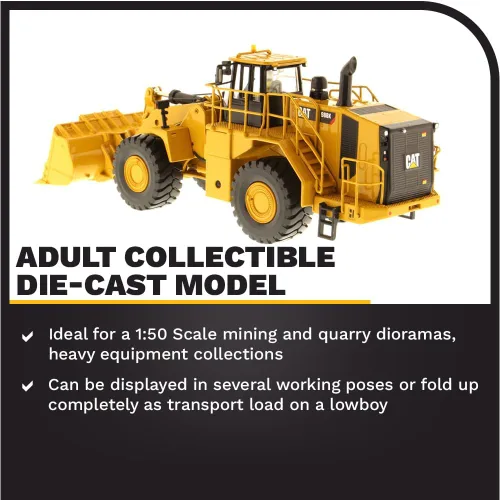 Miniatura 3 de Diecast Masters Cargador de ruedas Caterpillar 988K 1:50 – High Line Series 85901