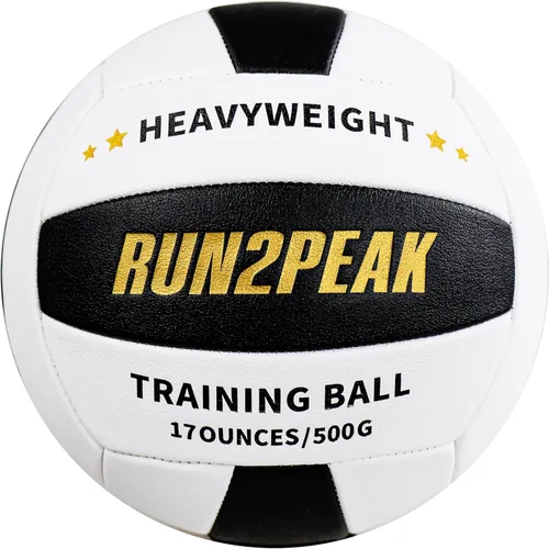 Miniatura 13 de RUN2PEAK Setter Training Volleyball Official Size 5 Volleyballs Heavy Weight Ball PU Practice Volley Balls for Indoor Rebounder Equipment Setters