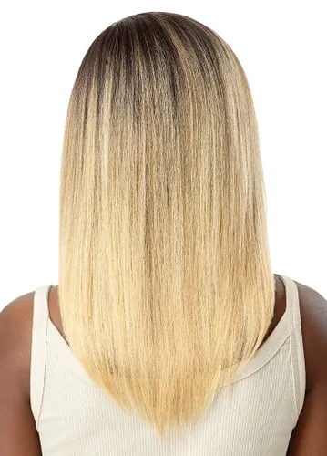 Miniatura 4 de Outre Peluca de encaje frontal - Natural Yaki 18" (marrón oscuro 2)