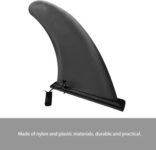 Miniatura 3 de BESPORTBLE 1 unid aleta inflable desmontable para tabla de surf ligero negro Sup Slide grande pescado aleta agua para paddleboarding