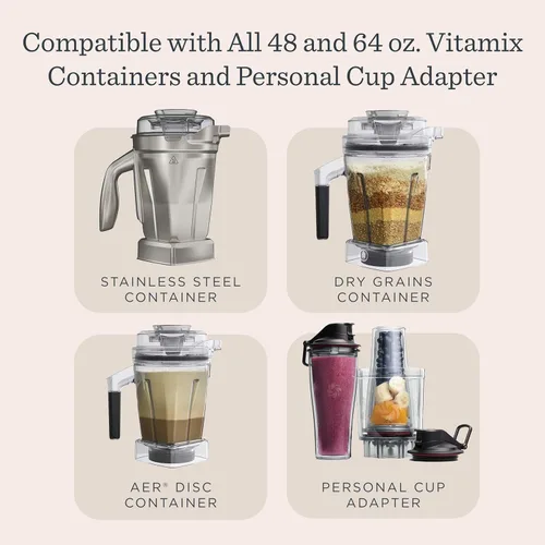 Miniatura 7 de Vitamix Explorian con programas, tres programas de mezcla, licuadora de grado profesional para batidos y más, aparato de cocina autolimpiante, Negro