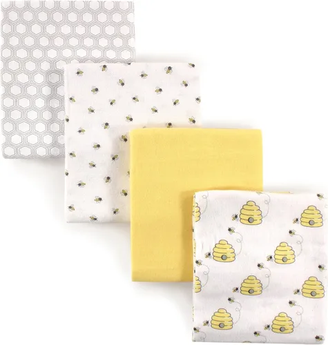 Miniatura 53 de Hudson Baby Mantas unisex de franela de algodón para bebé, calabaza, talla única