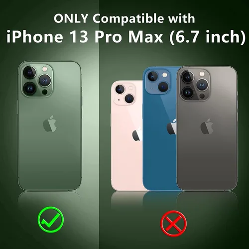 Miniatura 7 de Protector de pantalla de privacidad para iPhone 13 Pro Max con protector de lente de cámara, protección ocular antiluz azul, vidrio templado 9H