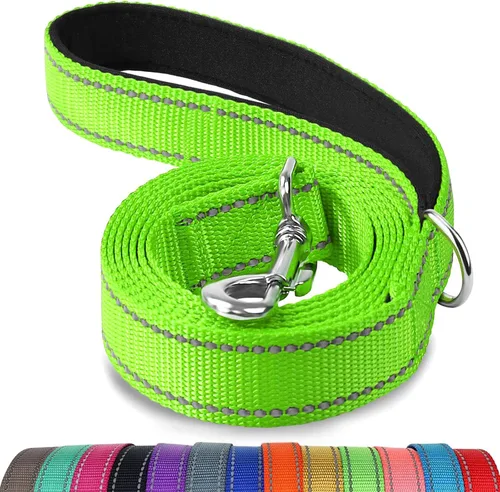 Miniatura 24 de Joytale - Correa resistente para perros grandes que tiran, doble asa para control de tráfico, correas reflectantes de doble cara para perros grandes