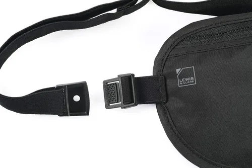 Miniatura 5 de Lewis N. Clark Cintura de lujo, Negro -, Cartera Rfid