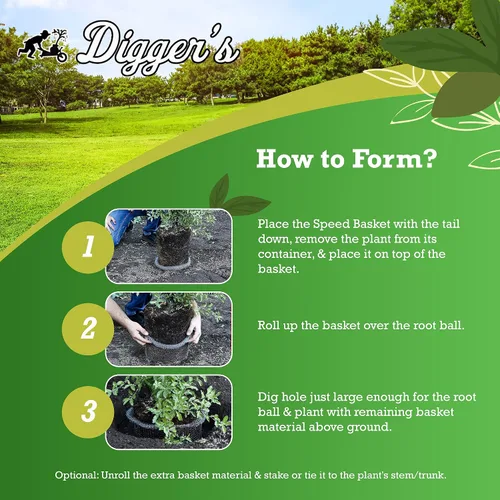 Miniatura 4 de Digger's Cestas de velocidad de protección de raíces de 1 galón para plantas, control Gopher para una plantación eficiente, paquete de 4