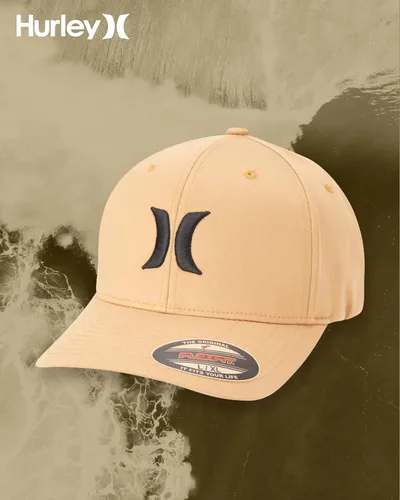 Miniatura 112 de Hurley Gorra de béisbol para hombre - Flexfit - Gorras de béisbol ajustadas para hombre (tamaños: S-XL)