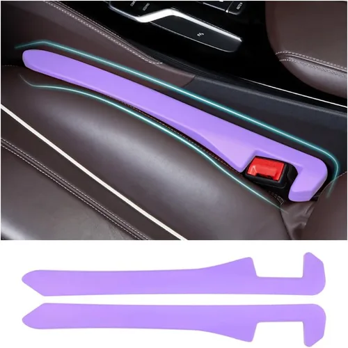 Miniatura 13 de Junecarp Paquete de 2 rellenos de espacio para asiento de automóvil, organizador flexible para evitar que los artículos se caigan, accesorios