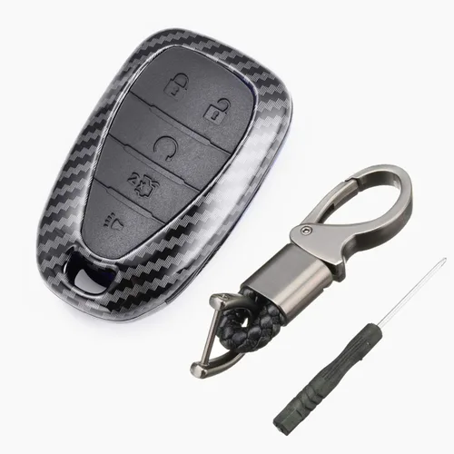 Miniatura 9 de ontto Funda inteligente para llavero con llavero, Negro (4 btn)