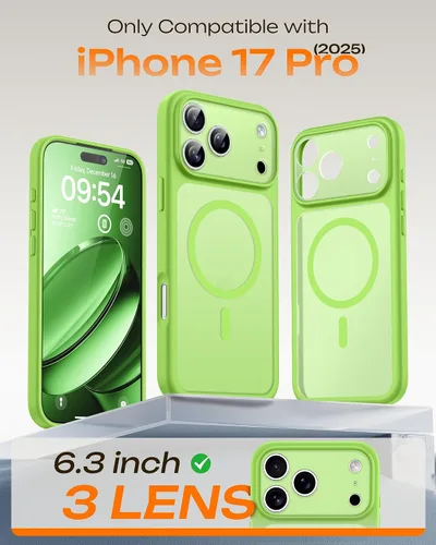 Miniatura 718 de TOCOL Funda para iPhone 11, compatible con Magsafe, protección completa de cámara, imanes integrados, protección contra caídas, funda translúcida