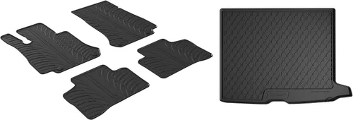 Miniatura 23 de Gledring USA - Tapetes de carga de goma personalizados para todo tipo de clima, diseñados para Mercedes Benz GLC X253 2016-2022, no se requiere