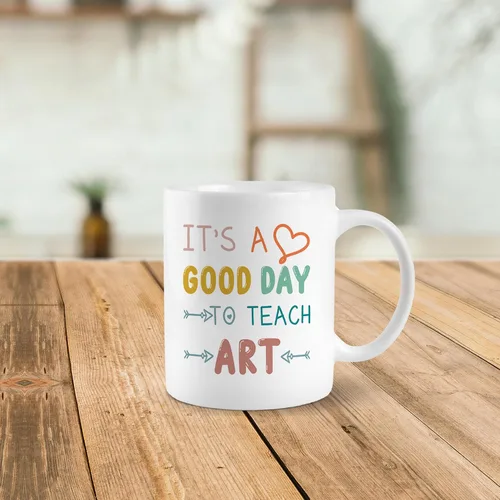 Miniatura 3 de Taza de cerámica de 11 onzas para profesores de arte, regalo de agradecimiento para profesores, regalo de agradecimiento para profesores, regalos
