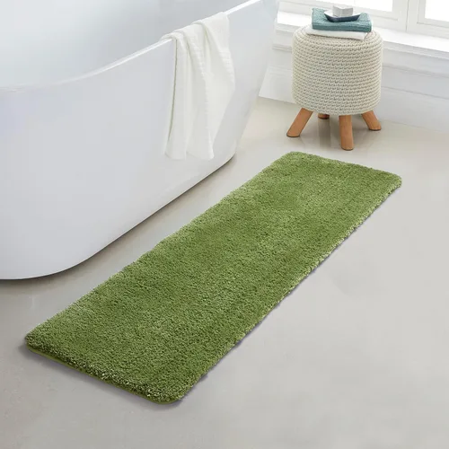 Miniatura 76 de YHF - Alfombras de baño de 20 x 32 pulgadas, extra gruesas y suaves, de microfibra peluda, lavables a máquina, alfombras de baño absorbentes, tapete