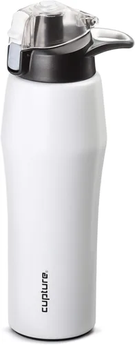 Miniatura 10 de Cupture Botella de acción con asa - Acero inoxidable aislado al vacío, 22 oz Rosa