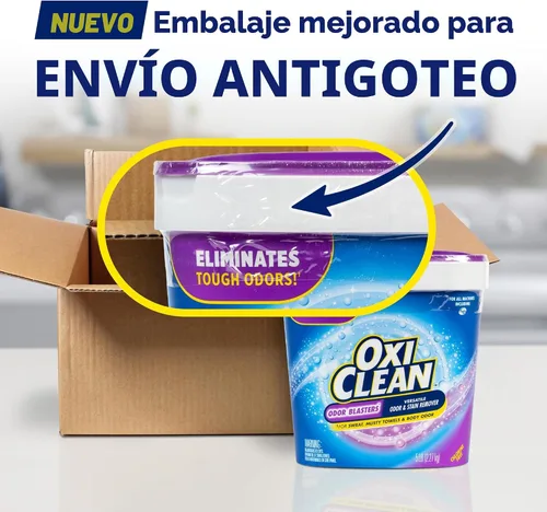 Miniatura 2 de OxiClean Odor Blasters - Polvo versátil para quitar manchas de olores y lavandería, 5 libras