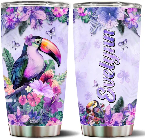 Miniatura 32 de Regalos personalizados de Beagle para mujeres, esposa, hija, mamá, niña, vaso de acero inoxidable aislado de 20 onzas, taza de viaje, taza de café