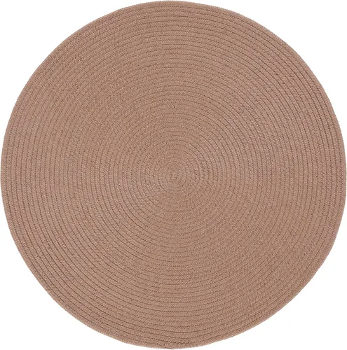 Miniatura 7 de SAFAVIEH Alfombra trenzada Collection – Alfombra redonda de 3 pies, color beige, hecha a mano, casa de campo, ideal para zonas de alto tráfico