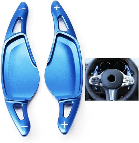 2 cubiertas de extensión de palanca de cambios de volante para BMW 5er G30 G31 G38 7er G11 G12 3er X3 X4 X5 G01 G20 G02 G05 6er G32 GT Accesorios de