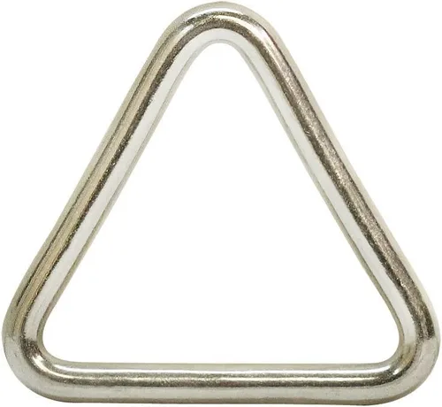 Miniatura 2 de 5 piezas de acero inoxidable 316 de grado marino 1/4 "x 2" anillo triangular soldado