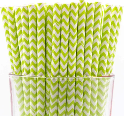 Miniatura 15 de Paquete de 150 pajitas de papel biodegradables con lunares rojos de 4 capas (compostables, no tóxicas, sin BPA)