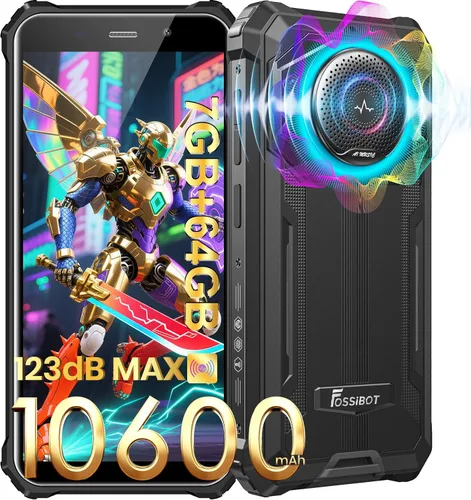 Miniatura 13 de FOSSIBOT Teléfono resistente F114 2026 desbloqueado, 16 GB RAM128 GB+2 TB ROM, pantalla HD+ de 6.67 pulgadas 120Hz, teléfonos celulares Android 15