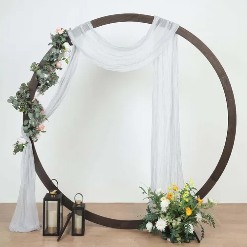 Miniatura 15 de Efavormart - Camino de mesa de gasa verde salvia de 10 pies, tela de gasa de 120 pulgadas para bodas de jardín botánico, eventos de primavera