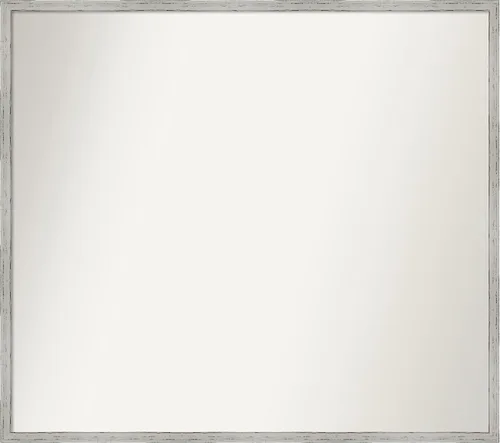 Miniatura 308 de Amanti Art Espejo de baño blanco para sobre el fregadero, 32 x 45 pulgadas, espejo de tocador rectangular blanco esbelto, marco de madera moderno