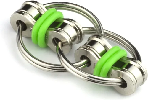 Miniatura 6 de Tom's Fidgets Juguete Fidget de Cadena Flippy Original - Perfecto para TDAH, Ansiedad y Autismo - Reductor de Estrés Fidget de Cadena de Bicicleta